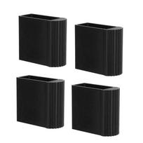 4PCS 50x22mm Ladder Rubber feet for traverse Outer Replacement Shoe Spare Part juoda