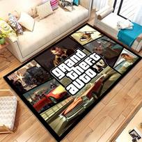 Game G-GTA San Andreas Soft Non-Slip Large Area Rug for Living Room,Bedroom Playroom Carpet Mat for Sofa,Home Decor Gift 80cmx120cm