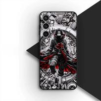Anime Uchiha Itachi Narutos Phone Cover for Samsung Galaxy S25 Edge S26 S24 FE Ultra Plus A08 A18 S25+ S23+ A56 5G Case Galaxy A18 gray