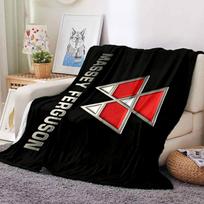 Massey Ferguson Flannel Blanket Throw Blanket Soft Warm Sofa Bed Camping home Decor Unique Christmas Gift C926306 80cmx120cm gray