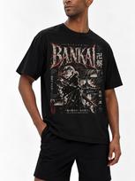 Ichigo Kurosaki Shirt, Bleach Bankai Anime Tee, Unisex Cotton Streetwear T-Shirt XL black