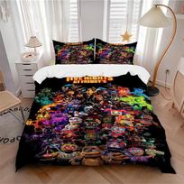 Fnaf Horror Bedding 3 Piece Set Hd Print Duvet Cover Pillowcases For Teens Adult Bedroom Decoration Christmas Gift C9211971 200cmx200cm