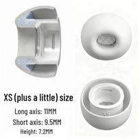 Compatible Ear Tips for Apple AirPods Pro 3, Pro 1 & 2 - Official Replacement Earbuds Caps (Genuine Product)