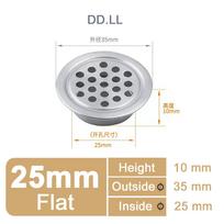 Dia.19mm/25mm/29mm/35mm/53mm Round Air Vent Cover Wardrobe Cabinet Mesh Hole Lid Kit Louver Ventilation Stainless 10pcs/Lot
