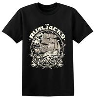 The Rumjacks Vintage Pirate Ship Band Graphic T-Shirt XL gray