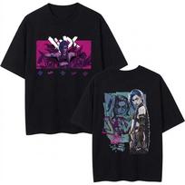 Jinx Arcane Double Side Graphic T shirt L