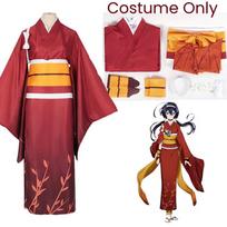 Izumi Kyouka Cosplay Costume Izumi Kyouka Kimono Anime Izumi Kyouka Full Set for Halloween Party Outfit for Women Girls XXXL brown