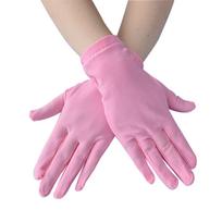 Solid Color Milk Silk Sunscreen Work Gloves Driving Gloves Serving Waiters Mittens Household Gloves