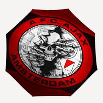1pc Ajax FC Umbrella, Sun Protection, And UV Shielding. It Has Eight Sturdy Ribs for Outdoor Use And Perfect As a Holiday Gift Three-fold umbrella