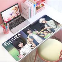 Cool Mystery Anime Llink Click Mouse Pad Large Thick Desk Pad Stitched Edges Gaming Mouse Mat For Pc 800x300x2mm