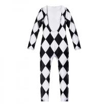 Singer Freddie Murray frontman slim onesie cosplay stage performance suit XS juoda