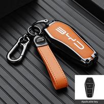 Automobilio nuotolinio valdymo pultelio dėklas Laikiklis Apvalkalas Maišelis BYD Song Plus Atto 3 Han EV Tang DM Qin Seal Dolphin Raktų pakabuko priedai gray