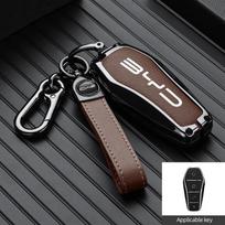 Automobilio nuotolinio valdymo pultelio dėklas Laikiklis Apvalkalas Maišelis BYD Song Plus Atto 3 Han EV Tang DM Qin Seal Dolphin Raktų pakabuko priedai black