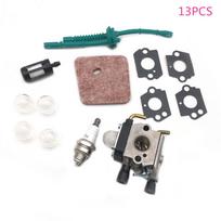 Carburetor Kit For Stihl HS45 FS55 Hedge Trimmer Zama C1Q-S169B C1Q-S186A/B Fuel Filter Oil Bubble Spark Plug Air Filter Parts Carburetors Jets 1 13PCS
