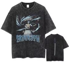 New Bleach Grimmjow Jaegerjaquez Theme T-Shirt Male&Female READ DESCRIPTION S gray