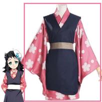 Makomo Cosplay Kostiumas Uniforma Šventinis Kostiumas Anime Kimono Pilnas Rinkinys 110 pink