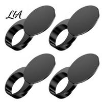 Dovana akinių nešiotojams LED indikatoriaus šviesos dangtelis Ray-Ban Meta išmaniesiems akiniams, Apsaugantis nuo akinimo kameros blokavimo lipdukas, Besisukantis tamsinimo lipdukas, Apsauginis 4pcs juoda