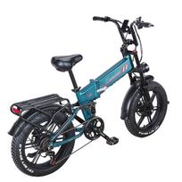 RANDRIDE YX20M-2 All-Terrain E-bike 1000W*2 Dual Motor Adult Electric Bicycle 48V20AH Battery E-Mountain Ebike 20*4.0 Inch Fat Tire Electric Bike mėlyna