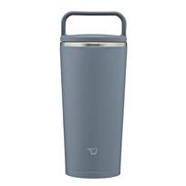 Zojirushi Carry Tumbler Water Bottle 300ml Dishwasher Seamless Only 2 Cleaning Urban Blue [Portable Tumbler] Handle, Safe, Lid, Points, SX-JS30-AM gray