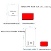 For 70mai Dash Cam A810 4K Accessory Set Static Sticker Film and Static Stickers Suitable for 70mai A810 Accessory