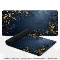 Dark Green Large Gaming Mouse Pad XXL Golden Bamboo Deskmat Non-Slip Rubber Mouse Mat Computer Keyboard Mats Big Mausepad Gamer 700x300x3mm