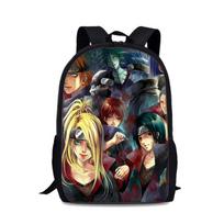 Naruto Uzumaki Backpack For Students With Nylon Material And Spacious Storage For Daily Use 23