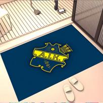 AIK Fotboll Print Rug, Washable Floor Carpet, For Entryway Dorm Laundry Room Office Study, Home Decor Birthday Christmas Gift 60cmx90cm