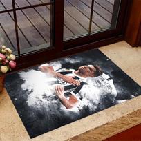 Cristiano Ronaldo Real Madrid Area Rug Suitable for Game Room Balcony Study room Outdoor Antislip Carpet Decorate Offices 40cmx60cm gray