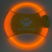 Led Pet Flying Disc Toy With Rechargeable Plastic Build For Dog Exercise And Fun Activities Yellow