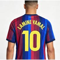 Lamine Yamal Nr:10 futbolo 3D marškinėlių 2026-2027 Barce klubas Vyriški ir moteriški Patogūs ir kvėpuojantys Laiski Y2K marškiniai 2XL