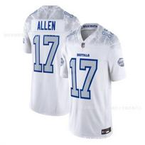 Buffalo Bills 17 Allen Football Jersey Men Breathable Sports M