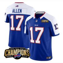 Buffalo Bills 17 Allen Football Jersey Men Breathable Sports S