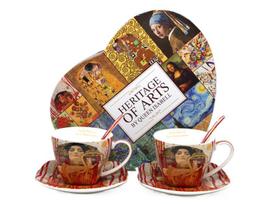 Porcelain Cups Set of 2 Queen Isabel Klimt 250 As a Gift