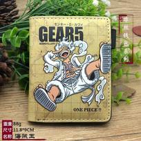 Anime One Piece Wallet Luffy Zoro Tony Tony Chopper PU Print Coin Purse Cartoon Kawaii  ID Card Holder Short Wallet Kid Gifts white