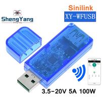 TZT Sinilink WIFI-USB mobile phone remote controller 3.5-20V 5A 100W mobile phone APP smart home XY-WFUSB For arduino China Mainland