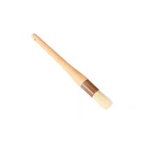Baking Cooking Grill Wooden Handle Kitchen Sauce Baster Basting Brush Pastry Brush Marinade Tool Round