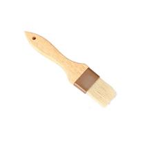 Baking Cooking Grill Wooden Handle Kitchen Sauce Baster Basting Brush Pastry Brush Marinade Tool M beige
