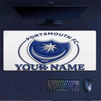 Custom Name,Portsmouth Mouse Pad, Large Gaming Desk Mat, Non-slip XXL Mousepad for Laptop & Tablet, Mini PC Playmat with Stitched Edges 50cmx100cm(19.6x39.4inch)