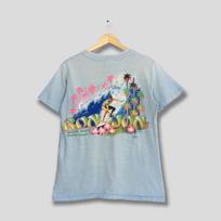 Vintage 1980s Ron Jon Surf Shop Surfing Tshirt Medium Hawaiian Ron Jon Surf Shop Surfboard Cocoa Beach Ocean Wave Surfer Blue Tee Size M 110 gray