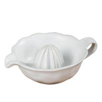 Ceramic Citrus Juicer Manual Press Fruit Juicer Portable Lemon Squeezer  Counter S white