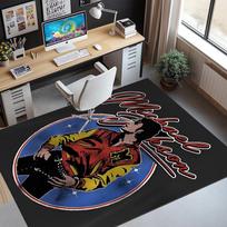 Michael Jackson Pattern Rug, Indoor/Outdoor Mat, for Picnic, Gameroom, Bedroom, Office, Living Room, Home Decor Carpet, Birthday Gift 80cmx120cm gray