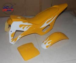 Plastikinis priekinio stiklo komplektas Sparno plokštelės apsauga Dangtelis Mini Moto Purvo Pit dviračiui 47cc 49cc