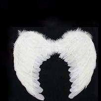 Decoration Outfit Stage Show Angel Ornaments Angel Wings Halloween Decoration Halloween Costume Medium balta