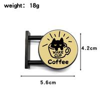 Mini Lightbox Fridge Magnet Coffee Creative Tourism Souvenir Magnetic Luminous Light Box Home Decoration Gift A4 beige