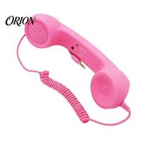 Universalus telefono ragelis Senovinis imtuvas mobiliajam telefonui, 3,5 mm Type-C laidinis retro telefono ragelis, išmaniojo telefono rankinis įrenginys