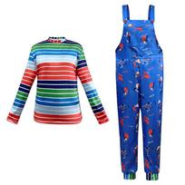 Chucky Cosplay Sexy Jumpsuit Female Role Play Stage Performance Outfit Halloween Party Costume S