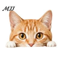 Healing Style Desktop Ornaments Cute Cat Shelf Sitter Ornament, Wooden Peeking Kitten Figurine, Theme Room Decor 2D Flat Decorative Statue for H