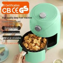 Compact Mini Electric Air Fryer & Oven - Ideal for Student Dorms - Perfect for French Fries and More! black