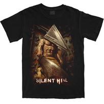 Vintage Silent Hill Pyramid Head T Shirt Horror Game Graphic Tee Unisex S-5XL L brown