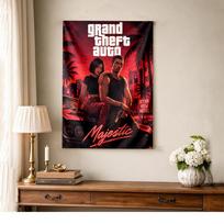 Gta Aesthetic Tapestry Rustic Farmhouse Perfect for Reading Corner Living Room Dorm Wall Indoor Gallery Wall Perfect Gift for Dorm Roommate 100cmx150cm